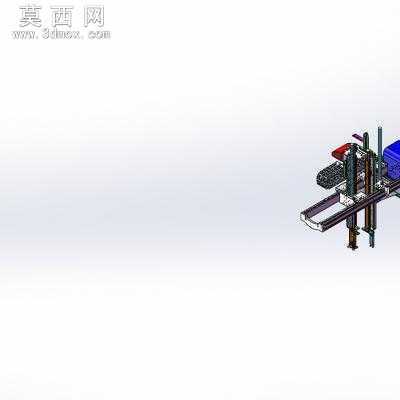 850框架式双截式双行程机械手 3D模型