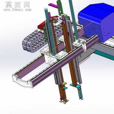 850框架式双截式双行程机械手 3D模型