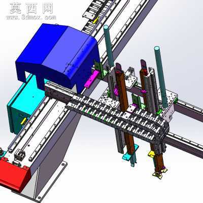 850框架式双截式双行程机械手 3D模型
