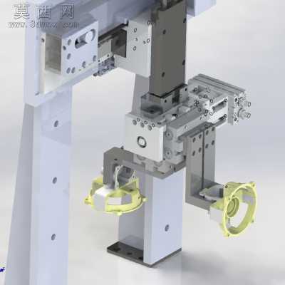 自动同步轮取料机械手 3D模型