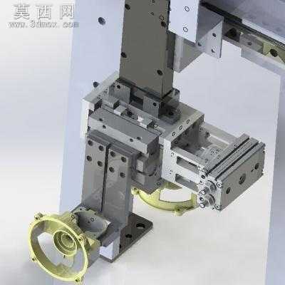 自动同步轮取料机械手 3D模型