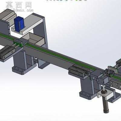 自动分选NG输送带分料结构 3D模型