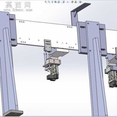 倍数同步搬运机械手 3D模型