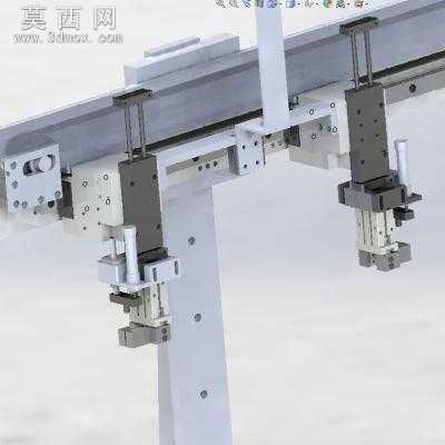 倍数同步搬运机械手 3D模型