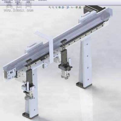 倍数同步搬运机械手 3D模型
