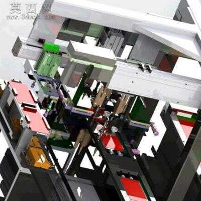 玻璃厚度检测机 3D模型