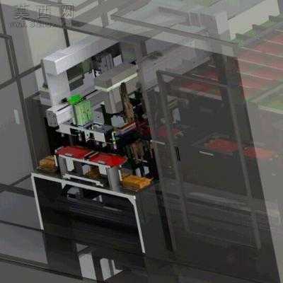 玻璃厚度检测机 3D模型