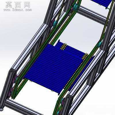 连续提升机 3D模型
