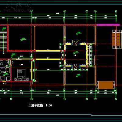 北方四合院建筑设计施工图纸带效果图 CAD图纸