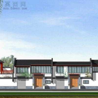 北方四合院建筑设计施工图纸带效果图 CAD图纸