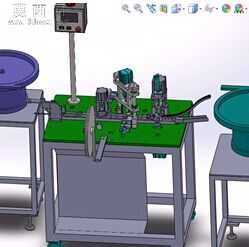 ΢���180�����ĺ�һ������΢�͵綯����װ�ӹ��豸 3Dģ��