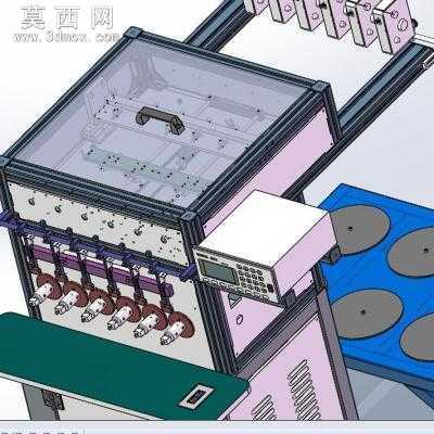 六轴自动绕线机绞线机 3D模型