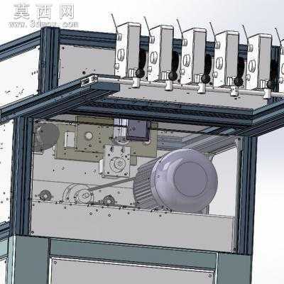 六轴自动绕线机绞线机 3D模型