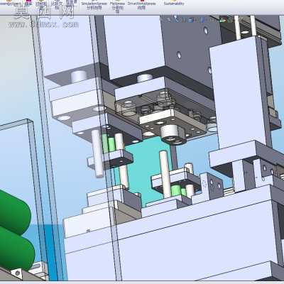 薄膜冲压冲切成型机 3D模型