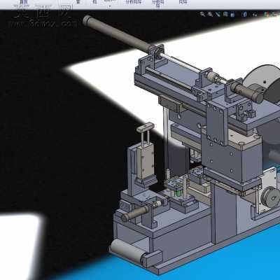 薄膜冲压冲切成型机 3D模型