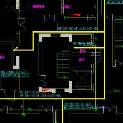 澳门某大厦弱电施工全套图 CAD图纸AutoCAD.MechanicalAutoCAD.Electrical设计,