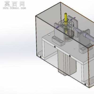 产品自动找位结构 3D模型