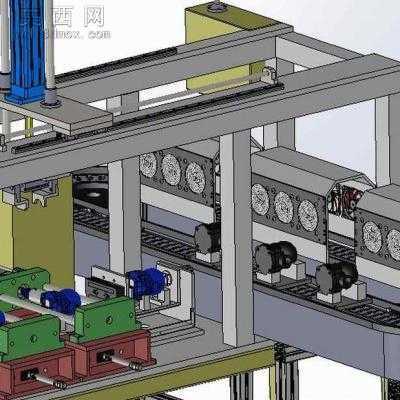 汽车发动机缸体气密性检测机 3D模型
