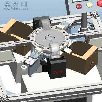 自动化耐压测试机非标电测机 3D模型