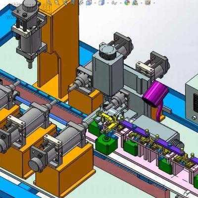PLC�Զ���ϳ�ϻ� 3Dģ��