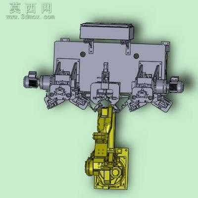 电机转子部分检查焊接装配机 3D模型