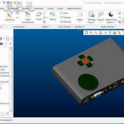 电视盒TV_BOX 3D模型