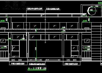 青少年活动中心建筑施工图 CAD图纸
