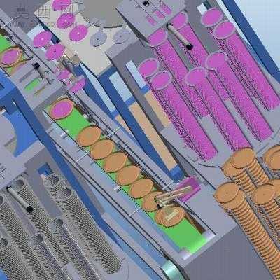 发热圆盘自动钎焊工艺组装系统 3D模型