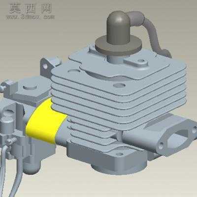 汽油机喷雾器 3D模型