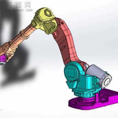 工业机器人【三维模型】可修改版 3D模型