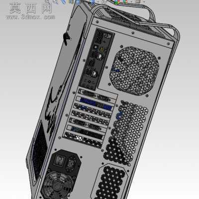 超级电脑主机 3D模型