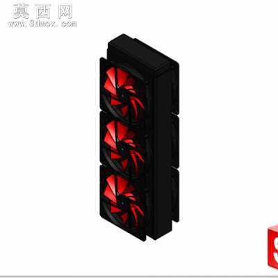 超级电脑主机 3D模型