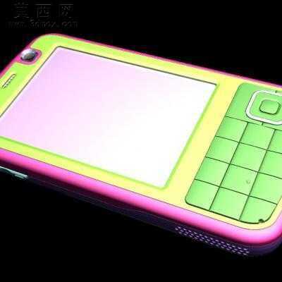 H66直板手机 3D模型