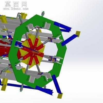 日光灯管制造机器 3D模型
