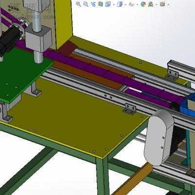 全自动快速贴标机 3D模型