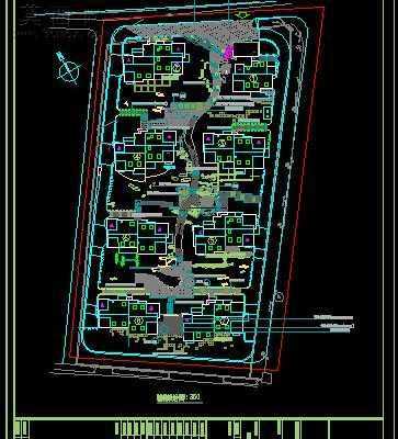 某公寓小区全套景观施工图-约10000平33张CAD图 CAD图纸