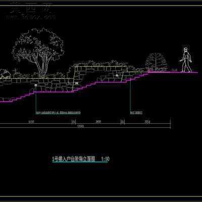 某公寓小区全套景观施工图-约10000平33张CAD图 CAD图纸