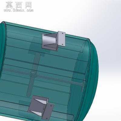 钢平台搅拌机 3D模型