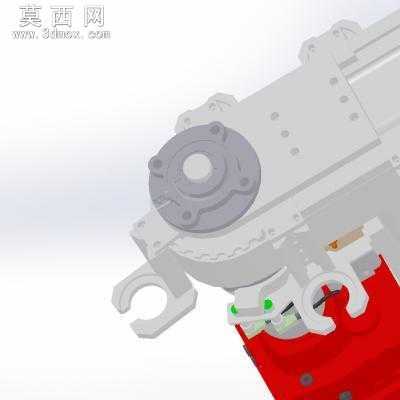 电动马达组装机总成含回转式悬挂输送机 3D模型