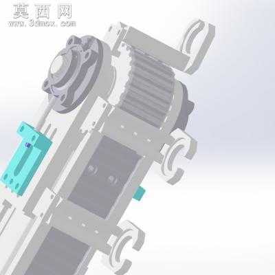 电动马达组装机总成含回转式悬挂输送机 3D模型