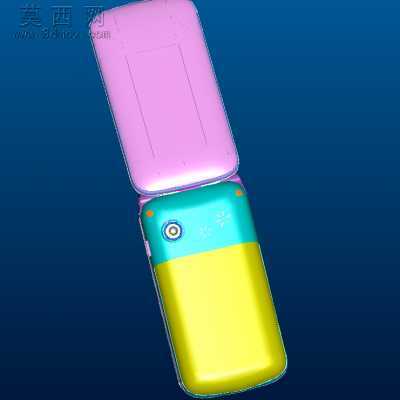 一款比较好看的女士翻盖手机 3D模型