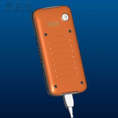 T7防水手机3D图档 3D模型