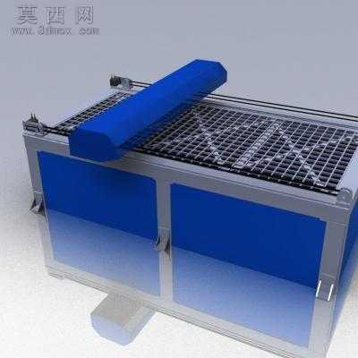 数控激光切割机 3D模型