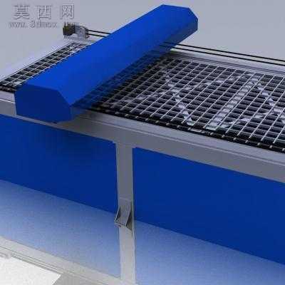 数控激光切割机 3D模型