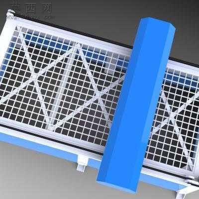 数控激光切割机 3D模型