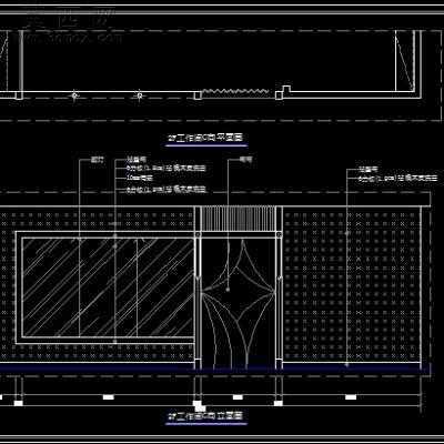 美容店装饰施工图-两层320平57张 CAD图纸