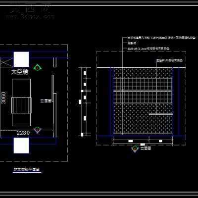 美容店装饰施工图-两层320平57张 CAD图纸