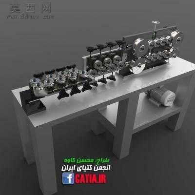 矫直机 3D模型,Cgr