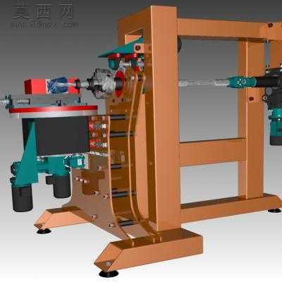 德国经典数控开槽机 3D模型