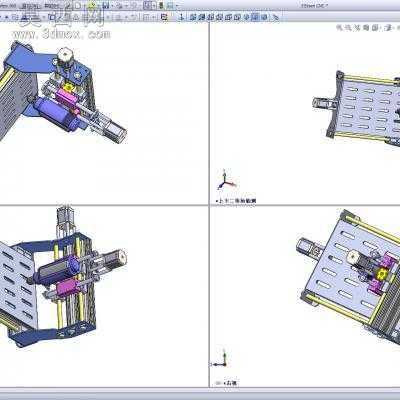 三轴数控机床(cnc铣床) 3D模型